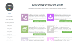 Desktop Screenshot of demo-joomunited.com