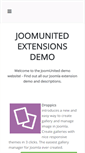 Mobile Screenshot of demo-joomunited.com