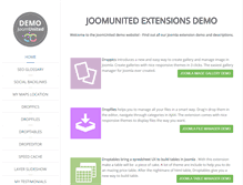 Tablet Screenshot of demo-joomunited.com